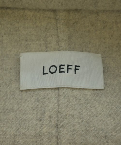 LOEFF（ロエフ）コート ベージュ サイズ:1(S位) レディース/2200602722067