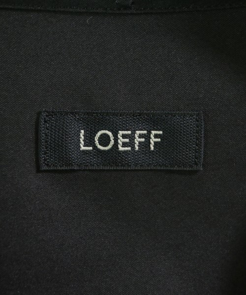 LOEFF（ロエフ）カジュアルシャツ 黒 サイズ:0(XS位) レディース/2200604555069