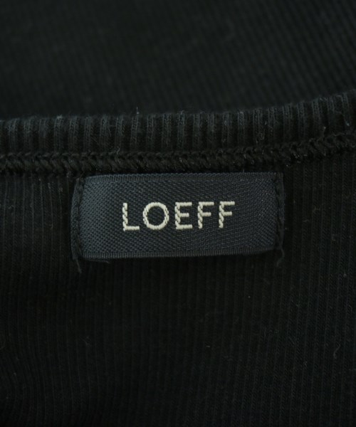 LOEFF（ロエフ）Tシャツ・カットソー 黒 サイズ:-(XS位) レディース/2200673776044