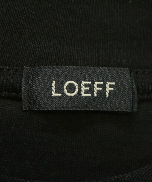 LOEFF（ロエフ）Tシャツ・カットソー 黒 サイズ:0(XS位) レディース/2200670962051
