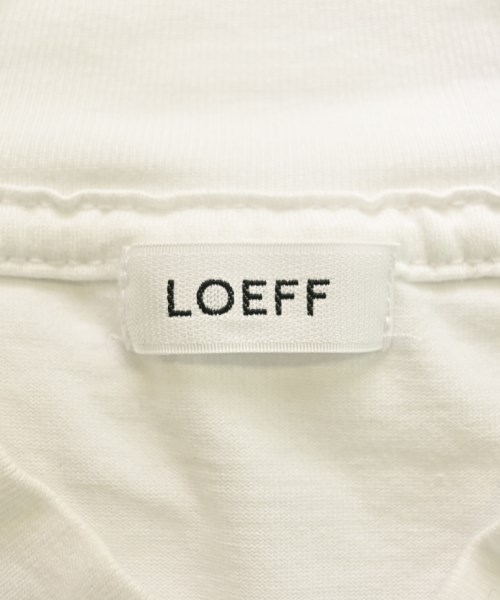LOEFF（ロエフ）Tシャツ・カットソー 白 サイズ:F レディース/2200677111056