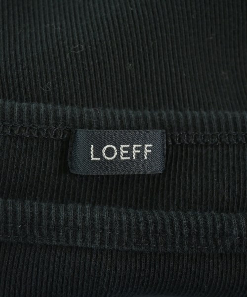 LOEFF（ロエフ）Tシャツ・カットソー 黒 サイズ:-(XS位) レディース/2200672929076