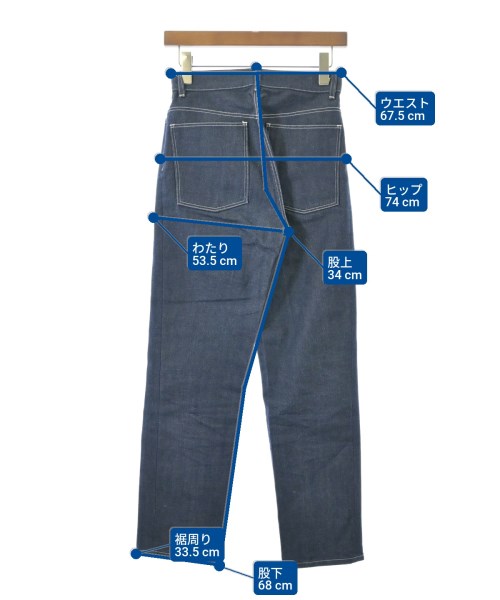 LOEFF（ロエフ）デニムパンツ 紺 サイズ:00(XXS位) レディース/2200672911712