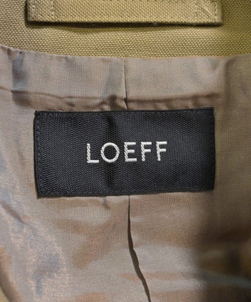 LOEFF（ロエフ）ステンカラーコート カーキ サイズ:1(S位) レディース/2200672937019
