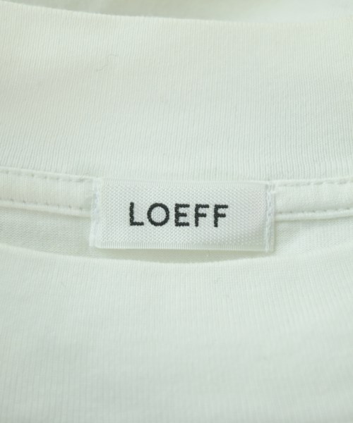 LOEFF（ロエフ）Tシャツ・カットソー 白 サイズ:F レディース/2200680668097