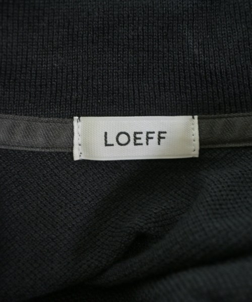 LOEFF（ロエフ）ポロシャツ 黒 サイズ:1(S位) メンズ/2200681118027
