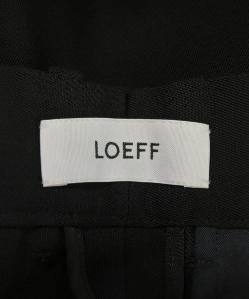 LOEFF（ロエフ）ショートパンツ 黒 サイズ:1(S位) レディース/2200688605148