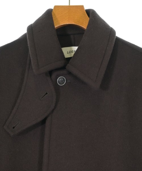 LOEFF（ロエフ）ステンカラーコート 茶 サイズ:1(S位) レディース/2200688941017