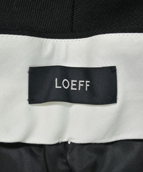 LOEFF（ロエフ）スラックス 黒 サイズ:0(XS位) レディース/2200694874019
