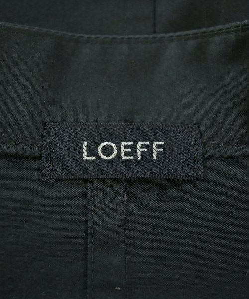 LOEFF（ロエフ）ブラウス 黒 サイズ:F レディース/2200698981058