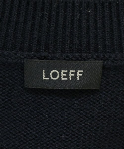 LOEFF（ロエフ）ニット・セーター 紺 サイズ:2(M位) メンズ/2200700476022