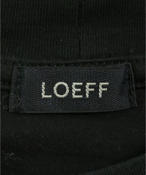 LOEFF（ロエフ）Tシャツ・カットソー 黒 サイズ:-(M位) レディース/2200649057313