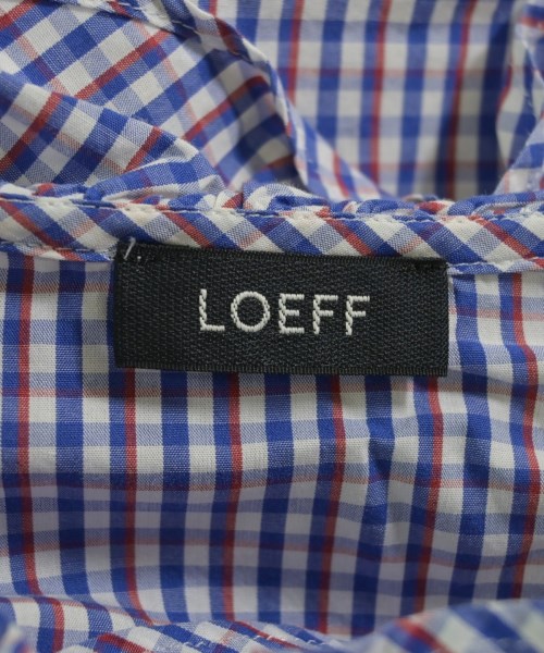 LOEFF（ロエフ）ブラウス 青 サイズ:F レディース/2200634070013