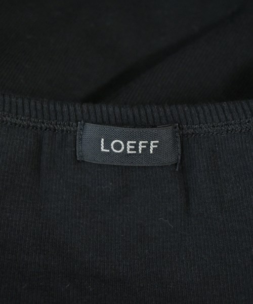 LOEFF（ロエフ）Tシャツ・カットソー 黒 サイズ:-(XS位) レディース/2200653560298