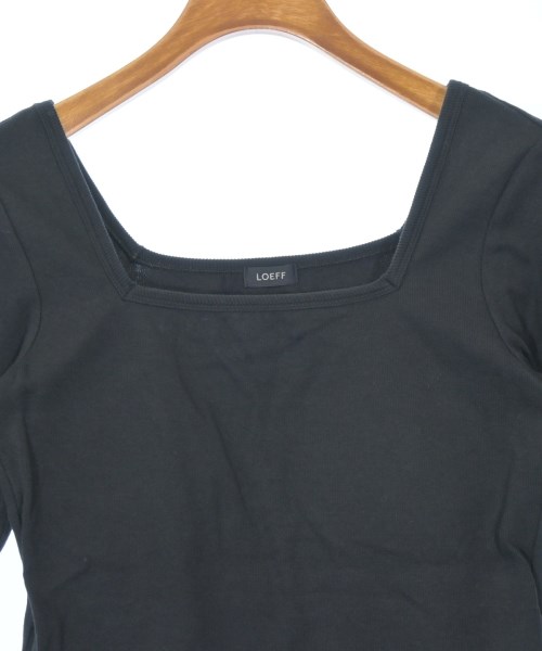 LOEFF（ロエフ）Tシャツ・カットソー 黒 サイズ:-(XS位) レディース/2200653560298