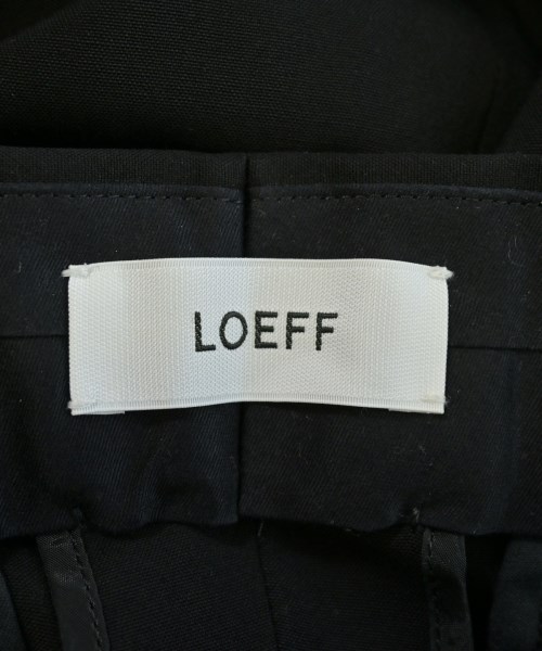 LOEFF（ロエフ）スラックス 黒 サイズ:1(S位) レディース/2200653560380