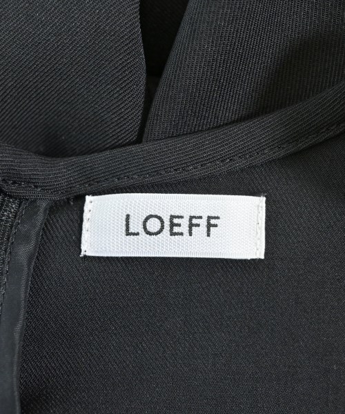 LOEFF（ロエフ）ワンピース 黒 サイズ:0(XS位) レディース/2200656934058