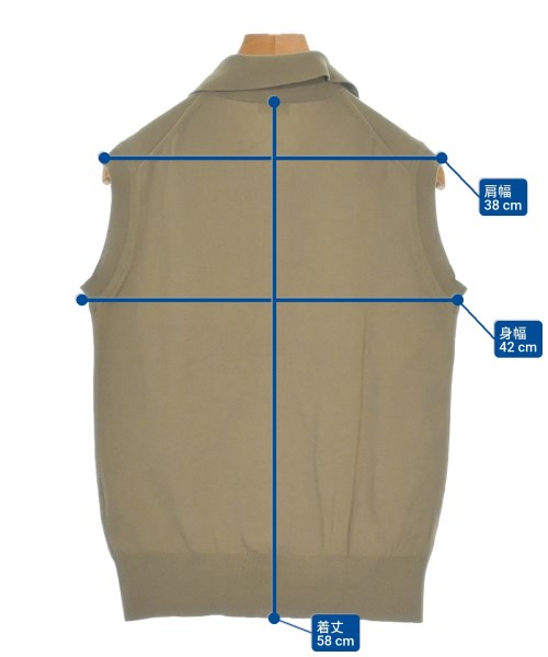 LOEFF（ロエフ）ベスト/ノースリーブ ベージュ サイズ:-(M位) レディース/2200659181282