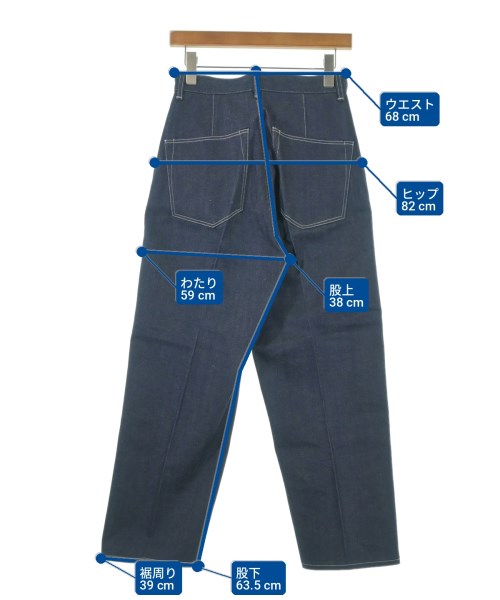 LOEFF（ロエフ）デニムパンツ 紺 サイズ:0(XS位) レディース/2200711307049