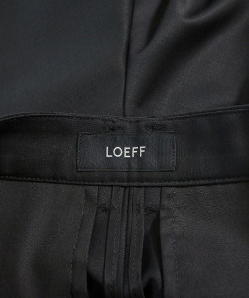 LOEFF（ロエフ）スラックス 黒 サイズ:0(XS位) レディース/2200711879409