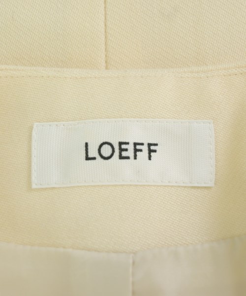 LOEFF（ロエフ）ベスト 白 サイズ:1(S位) レディース/2200706435153