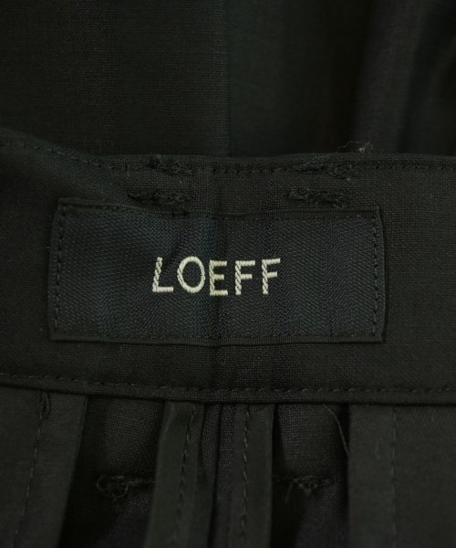 LOEFF（ロエフ）スラックス 黒 サイズ:2(M位) レディース/2200712366151