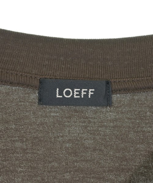 LOEFF（ロエフ）Tシャツ・カットソー 茶 サイズ:F レディース/2200711785014