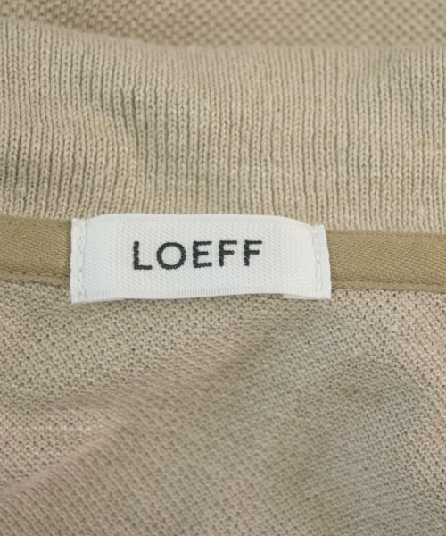 LOEFF（ロエフ）Tシャツ・カットソー ベージュ サイズ:1(S位) メンズ/2200715217016