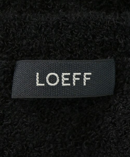 LOEFF（ロエフ）ベスト 黒 サイズ:-(S位) レディース/2200712835039