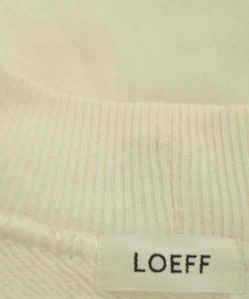 LOEFF（ロエフ）スウェット 白 サイズ:F レディース/2200714378084