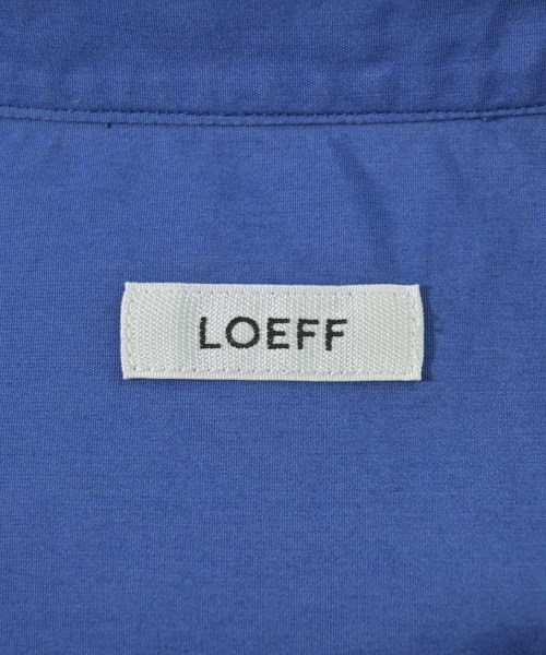 LOEFF（ロエフ）カジュアルシャツ 青 サイズ:1(S位) レディース/2200715080078