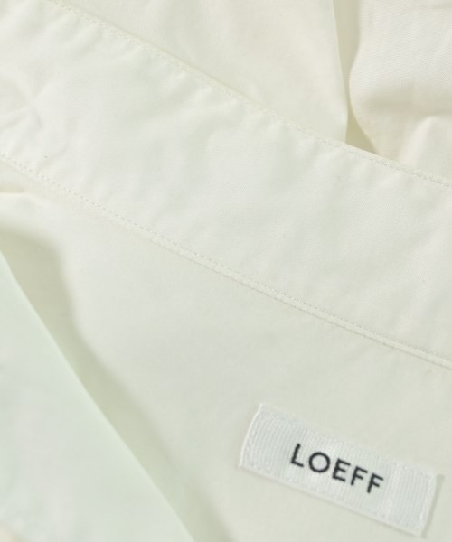 LOEFF（ロエフ）カジュアルシャツ 白 サイズ:1(S位) レディース/2200715080122