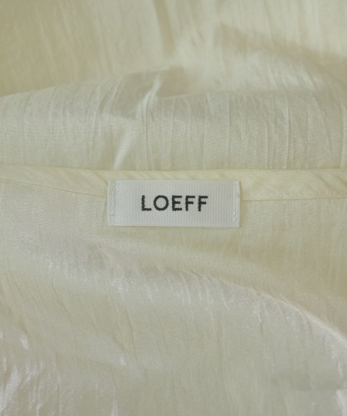 LOEFF（ロエフ）ブラウス 白 サイズ:1(S位) レディース/2200636661080