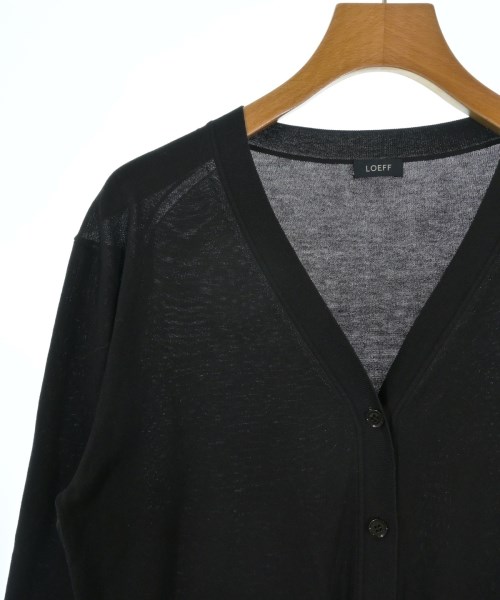 LOEFF（ロエフ）カーディガン 黒 サイズ:-(M位) レディース/2200640055080