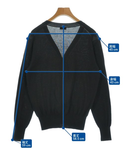 LOEFF（ロエフ）カーディガン 黒 サイズ:-(M位) レディース/2200640055080