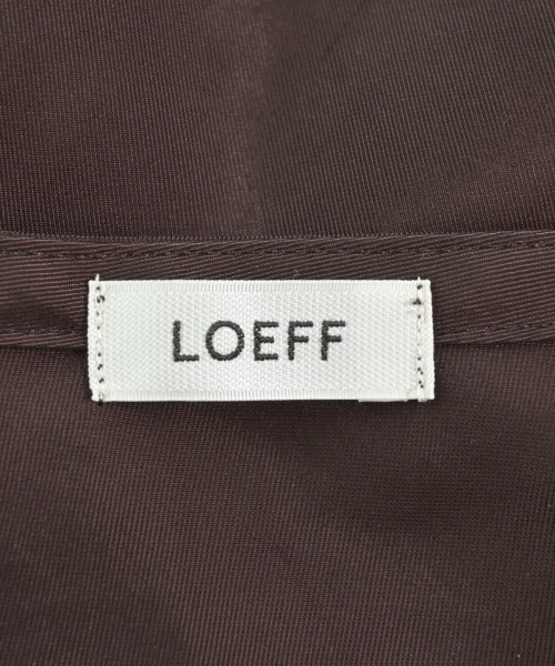 LOEFF（ロエフ）ワンピース 茶 サイズ:1(S位) レディース/2200651505161