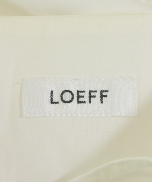 LOEFF（ロエフ）ブラウス 白 サイズ:1(S位) レディース/2200645820133