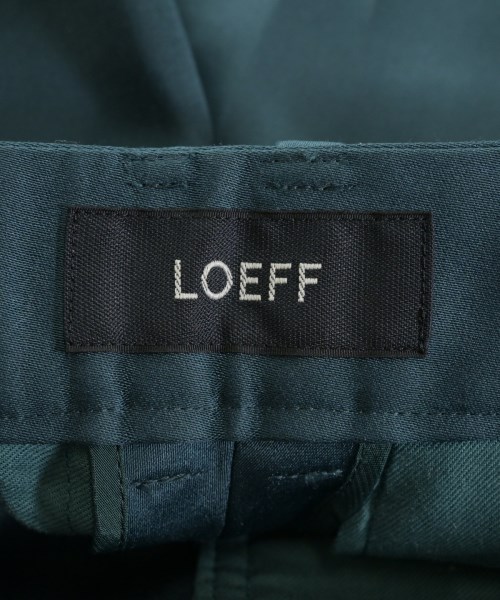 LOEFF（ロエフ）スラックス 緑 サイズ:0(XS位) レディース/2200646865027