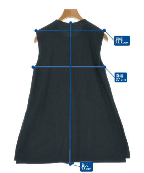 LOEFF（ロエフ）ベスト 黒 サイズ:0(XS位) レディース/2200654037072