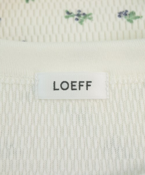 LOEFF（ロエフ）Tシャツ・カットソー 白 サイズ:-(M位) レディース
