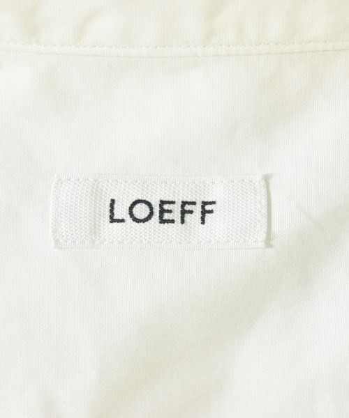 LOEFF（ロエフ）カジュアルシャツ 白 サイズ:0(XS位) レディース/2200701498085