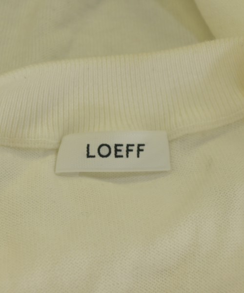 LOEFF（ロエフ）カーディガン 白 サイズ:1(S位) メンズ/2200706799156