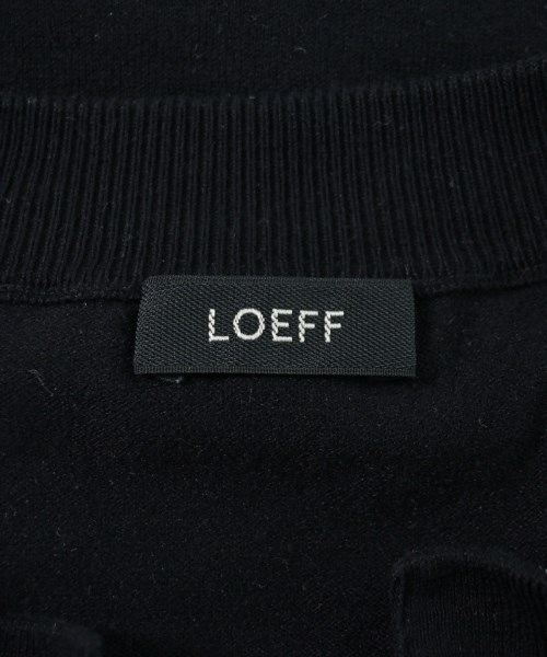 LOEFF（ロエフ）カーディガン 黒 サイズ:-(L位) レディース/2200704930063