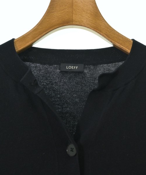 LOEFF（ロエフ）カーディガン 黒 サイズ:-(L位) レディース/2200704930063