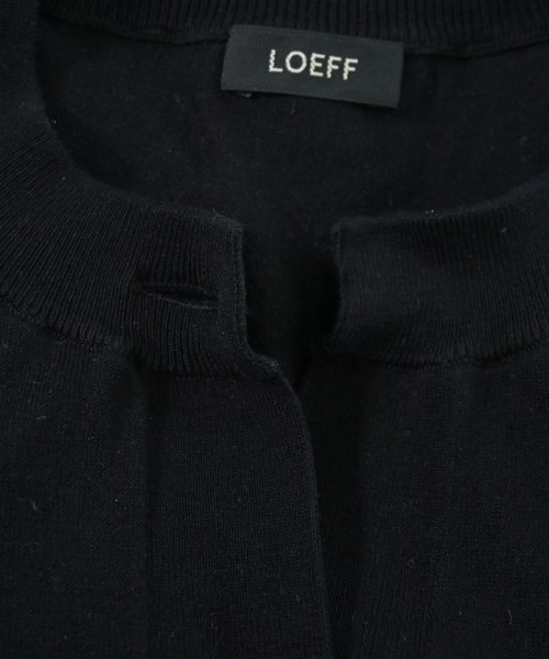LOEFF（ロエフ）カーディガン 黒 サイズ:-(L位) レディース/2200704930063
