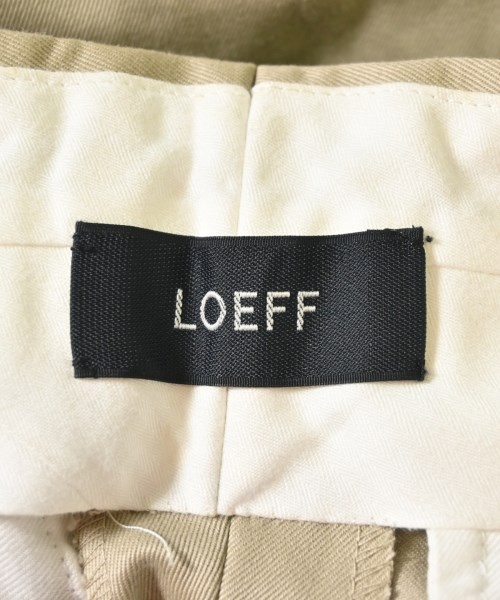LOEFF（ロエフ）チノパン ベージュ サイズ:0(XS位) レディース/2200707863054