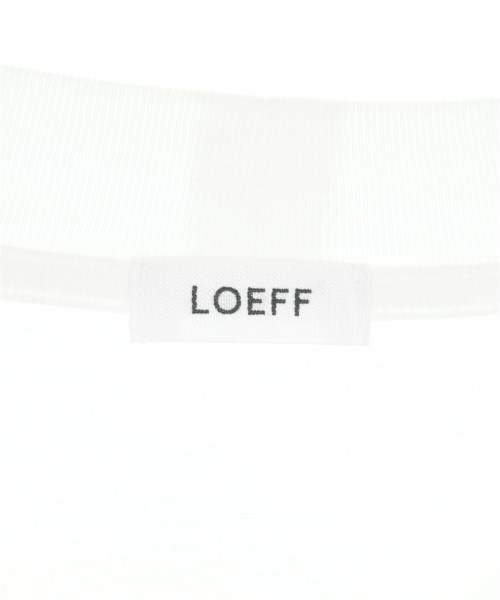 LOEFF（ロエフ）Tシャツ・カットソー 白 サイズ:F レディース/2200708457016