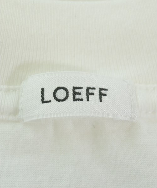 LOEFF（ロエフ）Tシャツ・カットソー 白 サイズ:1(S位) メンズ/2200708859025