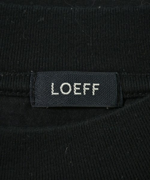 LOEFF（ロエフ）Tシャツ・カットソー 黒 サイズ:1(S位) レディース/2200708956045