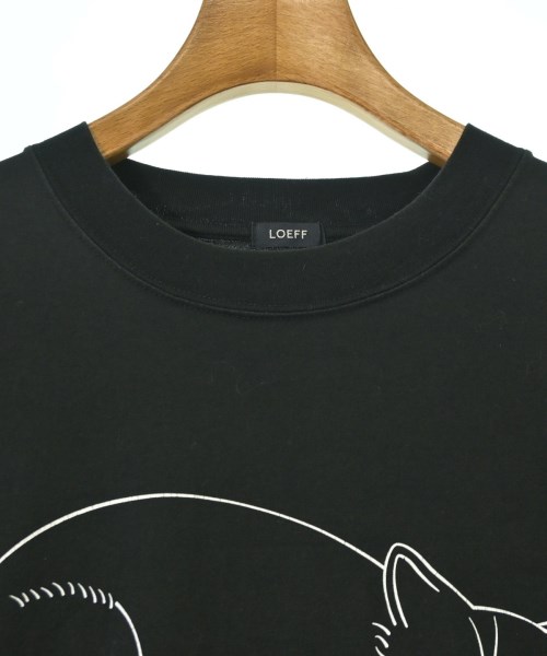 LOEFF（ロエフ）Tシャツ・カットソー 黒 サイズ:1(S位) レディース/2200708956045
